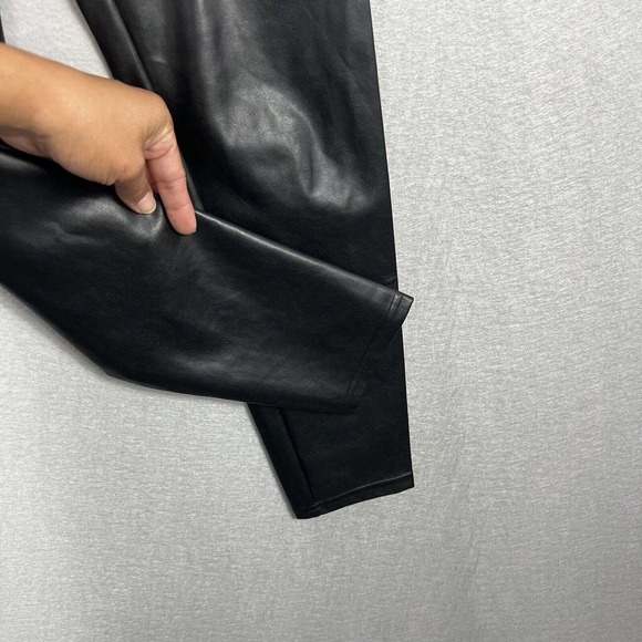 Wilfred Free Daria Vegan Leather Leggings Small Black Pull On High Waisted - Picture 5 of 13